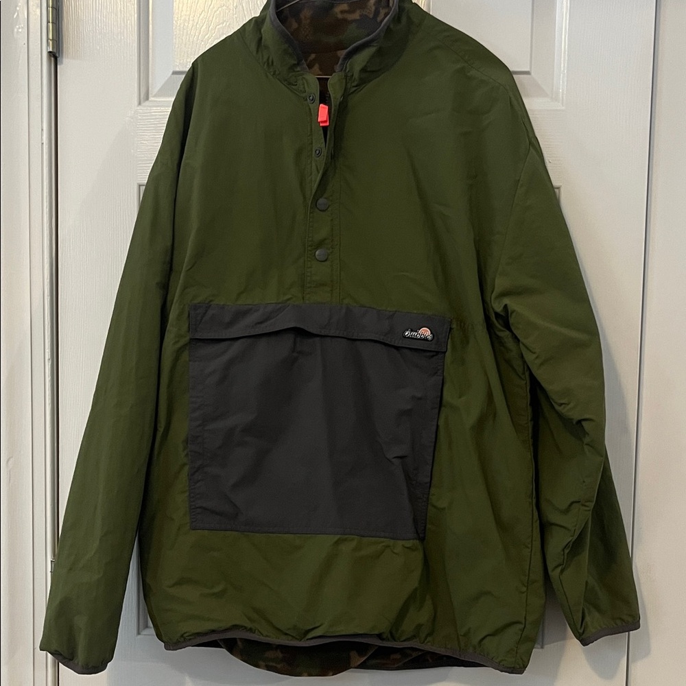 Chubbies Olive and Charcoal Windbreaker
